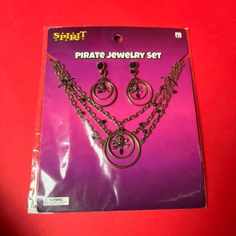 Spirit Halloween / pirate themed gold jewelry set ❤️💛​​​​​​​​​​